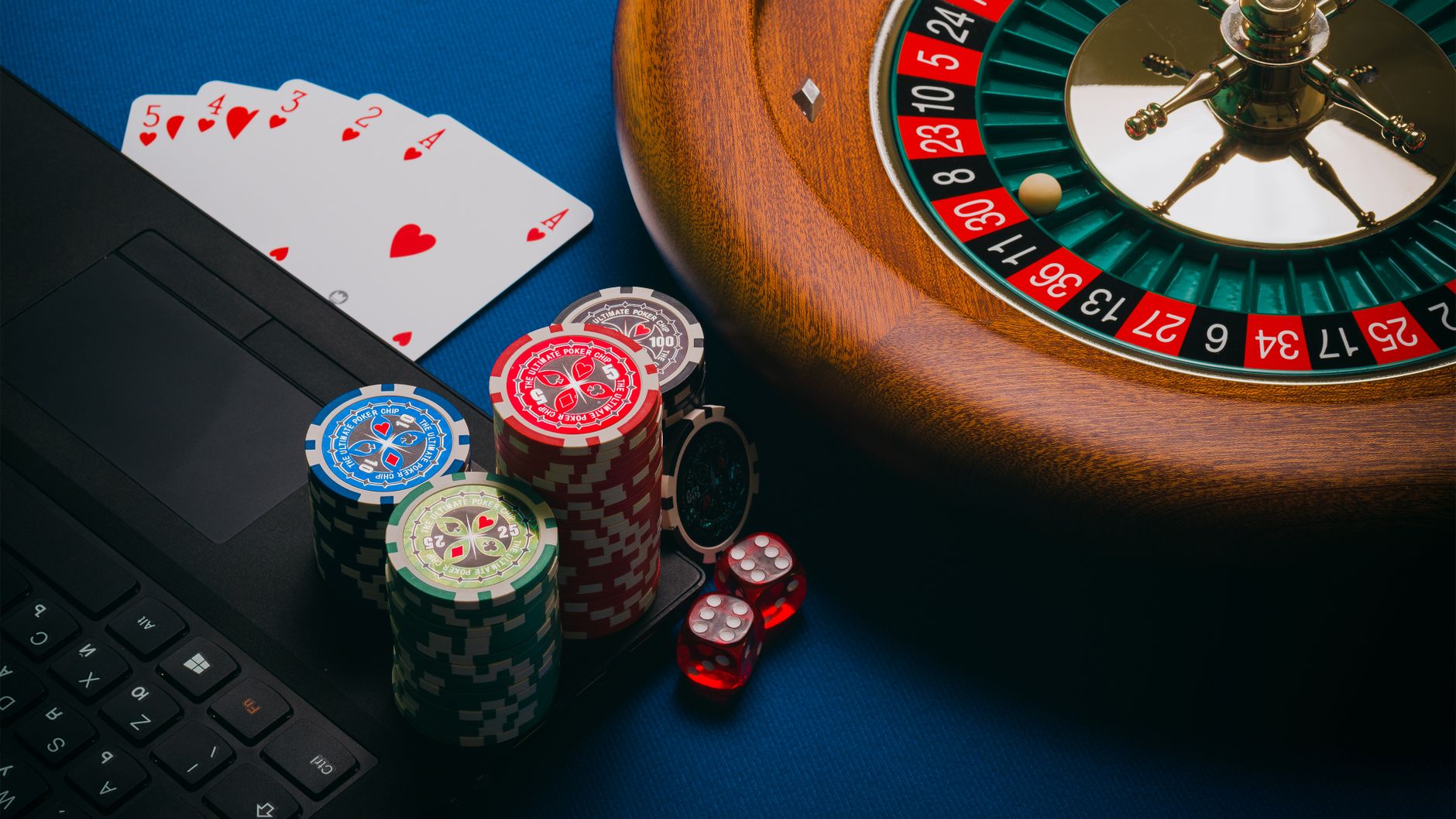 Close-up of a roulette table, poker chips, and playing cards depicting casino culture. — Fun88 Offers a Safe and Regulated Ca
